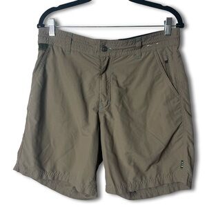 Howler Bros - Men’s Khaki Nylon Utility Shorts 6 Pockets – Sz 32